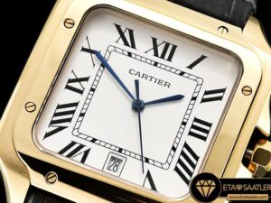 CAR0429A - Santos De Cartier 2018 Mens YGLE Wht Swiss Qtz - 04.jpg